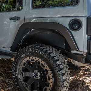 Jeep Wrangler JKU Fenders - Rear - Go Rhino - Trailline 3